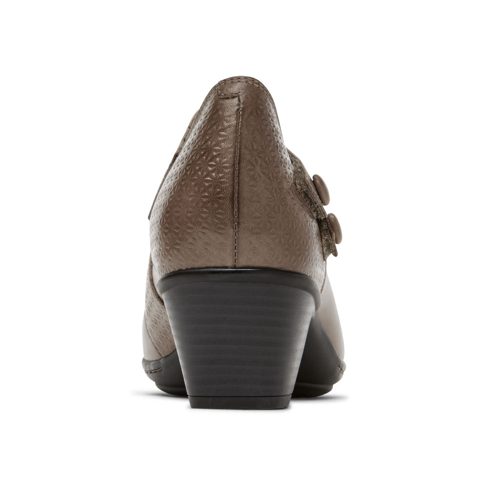 Rockport Wedges Dame Brune - Cobb Hill Kailyn Asymmetrical Mary Jane - IXLC52964